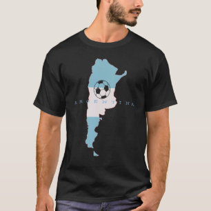 Argentina Soccer Team Argentinajersey 2022 Flag Vi T-Shirt