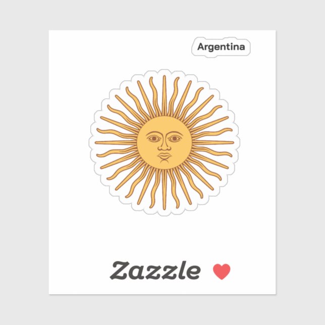 Argentina Sol de Mayo: Authentic Fan Tee (Sheet)