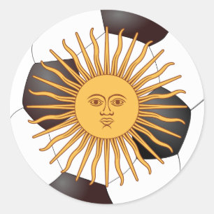 Argentina "Sol de Mayo" Classic Round Sticker