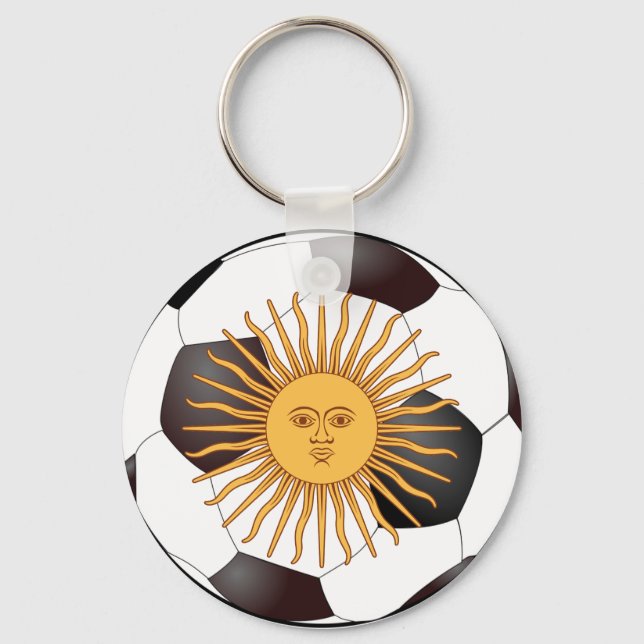 Argentina "Sol de Mayo" Key Ring (Front)