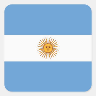 ARGENTINA SQUARE STICKER