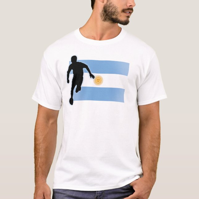Argentina Striker 3 T-Shirt (Front)