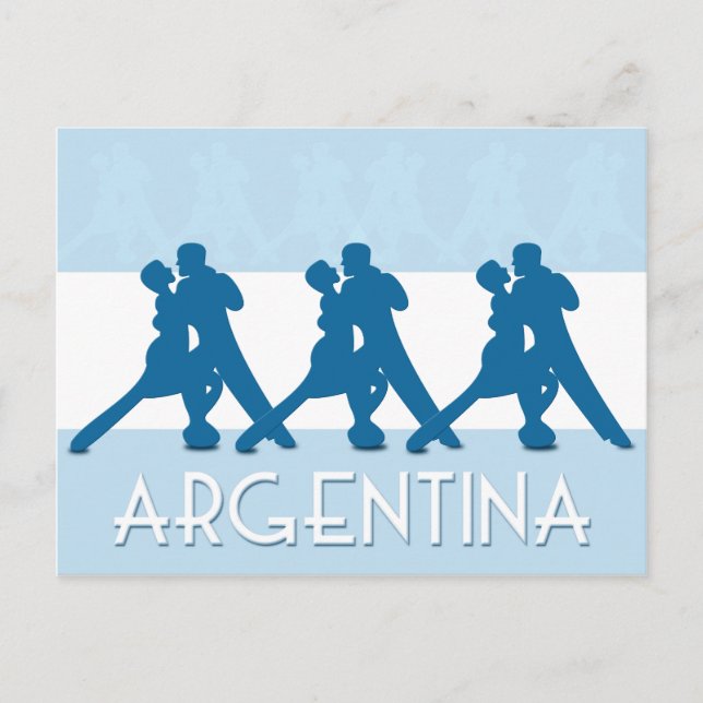Argentina Tango postcard (Front)