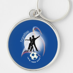 Argentina Tango-Soccer Keychain