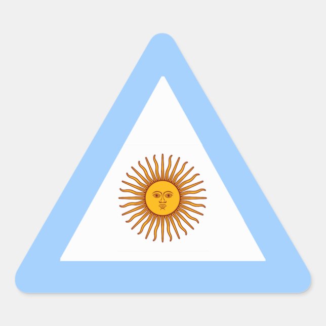 ARGENTINA TRIANGLE STICKER (Front)