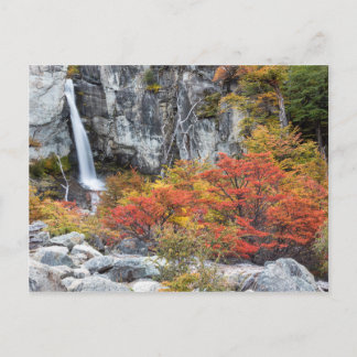 Argentina - Waterfall in Patagonia postcard