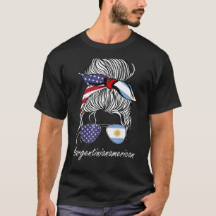 Argentina Women Heritage American Grown Girl Argen T-Shirt