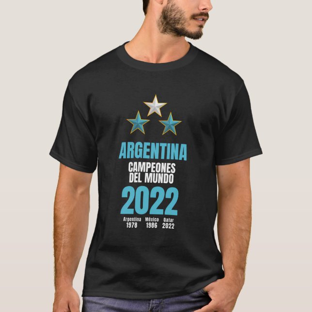 Argentina World Champion 2022 - Soccer Fans-Relate T-Shirt (Front)