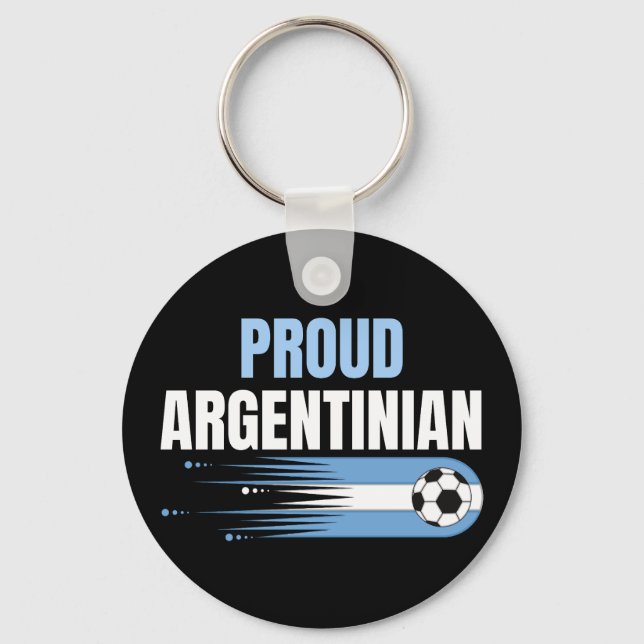 Argentina World Cup Champions 2022 Proud Key Ring (Front)