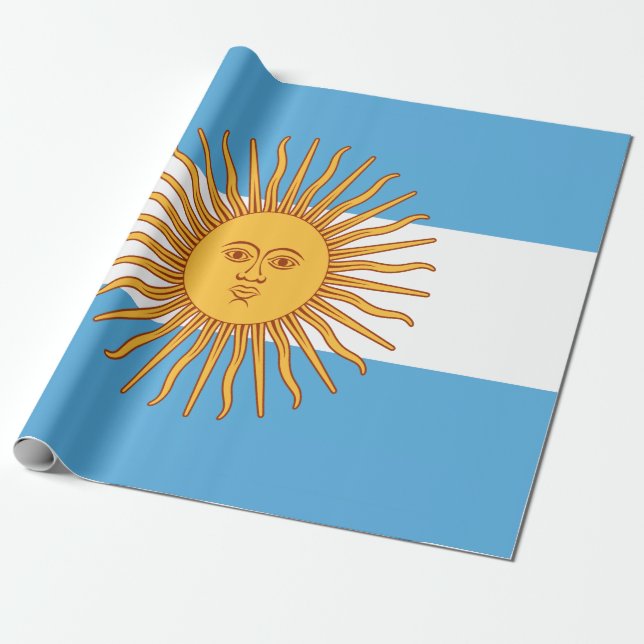 Argentina Wrapping Paper (Unrolled)