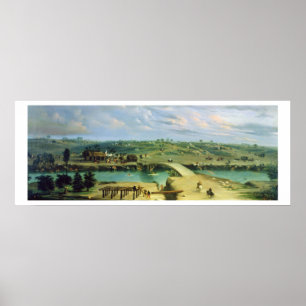 Argentine Camp on the other side of the San Lorenz Poster