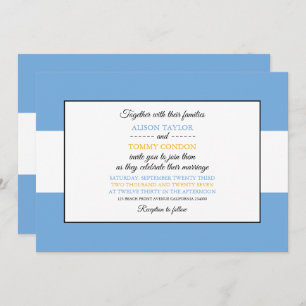 Argentine Flag, Flag of Argentina Wedding Invitation