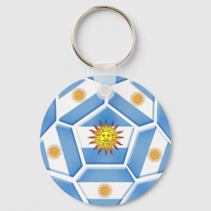 Argentine futebol Tees and soccer ball gear Key Ring