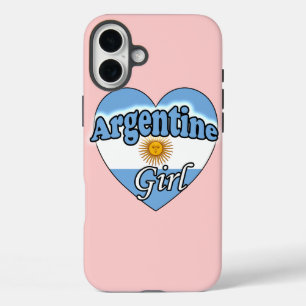 Argentine Girl iPhone 16 Plus Case