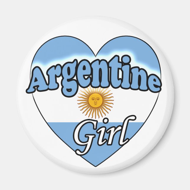 Argentine Girl Magnet (Front)