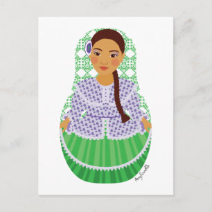 Argentine Matryoshka Postcard
