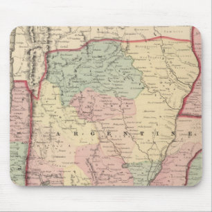 Argentine Republic, Chilli, Uruguay and Paraguay Mouse Pad
