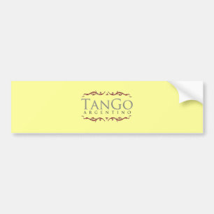 Argentine tango bumper sticker