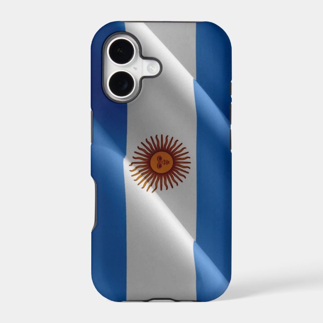 Argentine waving flag (Back)