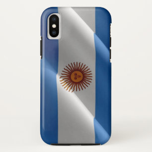 Argentine waving flag iPhone x case