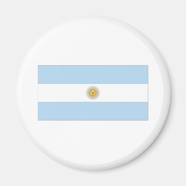 Argentinean Flag Magnet (Front)