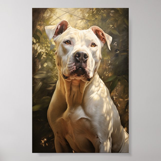 Argentinian Dog / Dogo Argentino Poster (Front)