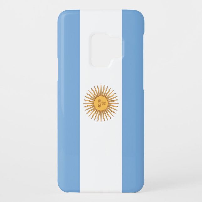Argentinian Flag Galaxy Case (Back)