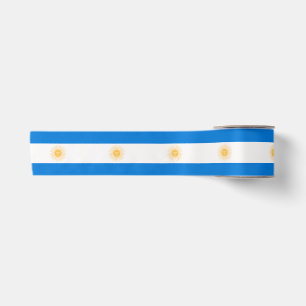 Argentinian flag satin ribbon