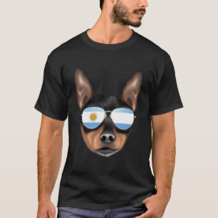 Argentinian Flag Toy Fox Terrier Dog Argentina Poc T-Shirt