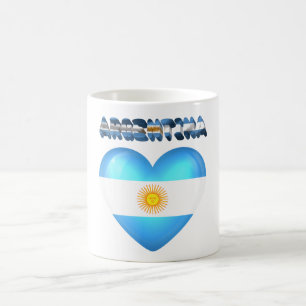 Argentinian heart coffee mug