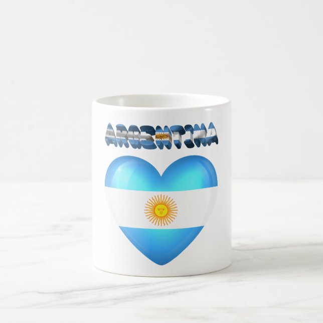 Argentinian heart coffee mug (Center)