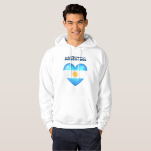 Argentinian heart hoodie