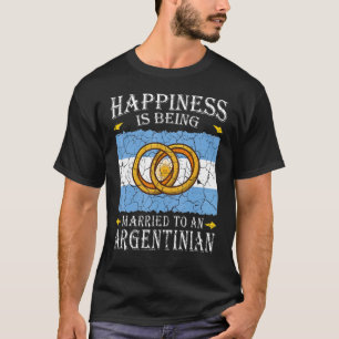 Argentinian Marriage Argentina Roots Heritage Marr T-Shirt
