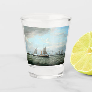 Argentinian Navy Fleet Vessels 1874 Shot Glass