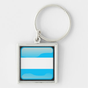 Argentinian polished key ring