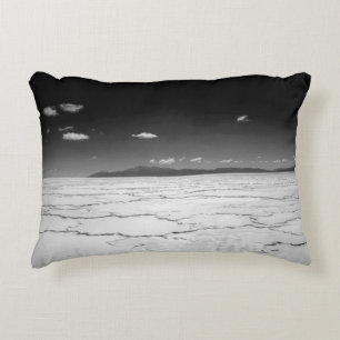 Argentinian Salt Flats Desert And Mountains Decorative Cushion