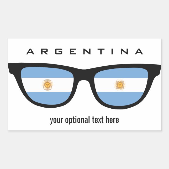 Argentinian Shades custom stickers (Front)