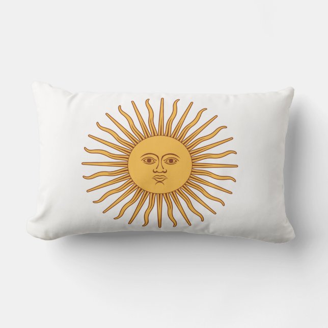 Argentinian Sun Lumbar Cushion (Front)