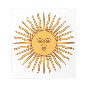 Argentinian Sun Notepad