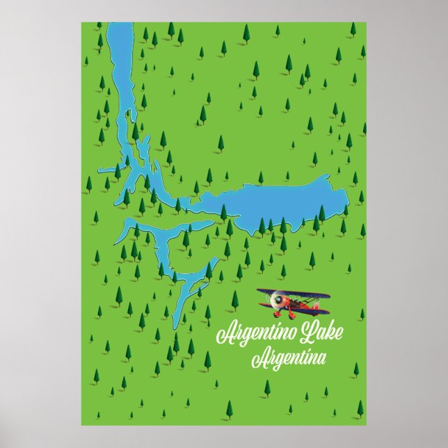Argentino lake Argentina Poster (Front)