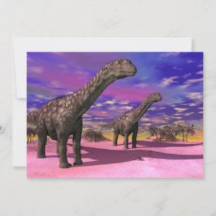 Argentinosaurus dinosaurs - 3D render