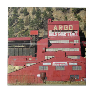Argo Gold Mine & Mill, Idaho Springs, Colorado Ceramic Tile