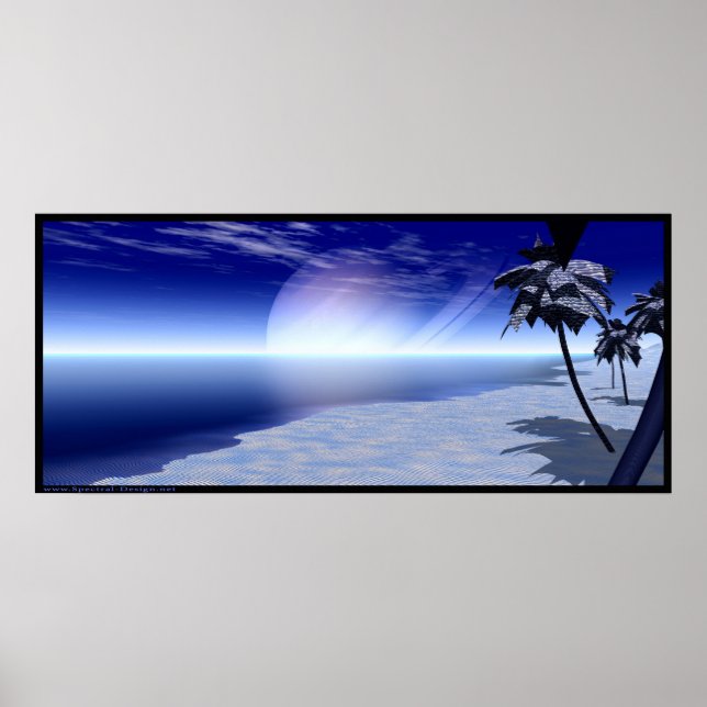 Argon Beach Poster (Front)