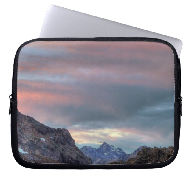 Argonaut Peak, sunset Laptop Sleeve (Front)