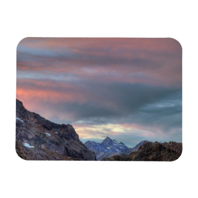 Argonaut Peak, sunset Magnet (Horizontal)