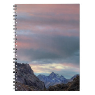 Argonaut Peak, sunset Notebook