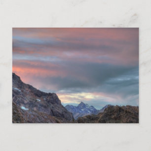 Argonaut Peak, sunset Postcard