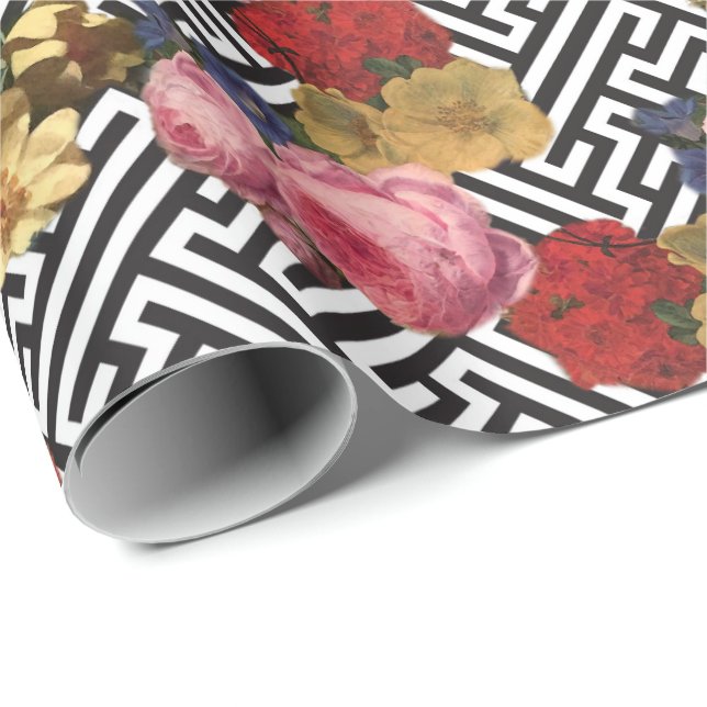 Argos Floral Wrapping Paper (Roll Corner)