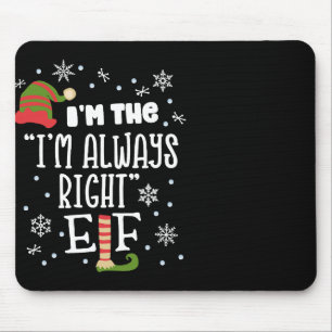 Argue Elf Matching Family Group Christmas T Xmas W Mouse Pad