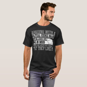 Arguing With Political Science Major LikeWrestling T-Shirt